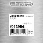 F013954 Shim Kit Fits John Deere (surplus Open Box) New. Price: $228.10.