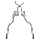 Ford Mustang 65-70 Exhaust System Pypes 409 H-bomb Crossmember-back New. Price: $640.79.