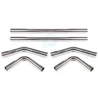 6PCS 2.5" 63MM STRAIGHT+45+90 Degree Bend T304 Stainless Steel Exhaust Tube Pipe New. Price: $98.34.