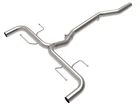 Afe Filters 49-36902 Mach Force-xp Axle-back Exhaust System New. Price: $632.99.