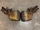 Porsche 997.2 GT3 Oem Side Mufflers Left & Right With Valves Used. Price: $900.00.