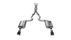 Corsa 14332BLK Cat Back Exhaust With Black Tip (ford Mustang Gt) New. Price: $2144.99.