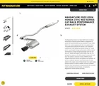 Magnaflow Performance Exhaust 19610 Neo Series Cat-back System Used. Price: $700.00.