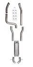 Hooker Blackheart 705014152RHKR Ls Swap Cat-back Exhaust System W/turn Downs New. Price: $649.95.