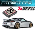 Akrapovic P-HF1496 Sound Kit For 2022-25 Porsche 718 Cayman GT4 RS/26+ Spyder New. Price: $788.05.