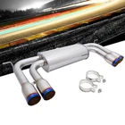 Megan Supremo Axleback Exhaust System Burnt Blue Tips For Bmw 10-14 X5M / X6M New. Price: $536.15.