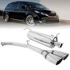 Megan Rs Axleback Exhaust System Burnt Dual Roll Oval Tip For 11-20 Sienna Se New. Price: $432.50.
