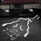 09-14 Ford F150 4" Muffler Tip Dual Side/rear Exit Catback Exhaust System New. Price: $283.32.