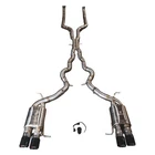 For Bmw M5 13-16 304 Ss Valved Cat-back Exhaust System Quad Rear Exit New. Price: $2999.00.