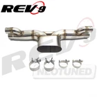 REV9 Exhaust Center Section For Porsche 991 GT3 / 911R 2014-19 New. Price: $742.00.