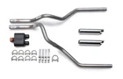 Ford F150 F250 09-19 Flowmaster Super 10 Muffler Dual Exhaust Kit Chrome Tips New. Price: $276.99.