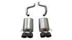 For Corsa 2009-2013 Chevrolet Corvette (C6) 6.2L Black Xtreme Axle-back Exhaust New. Price: $1956.99.