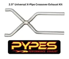 Pypes Stainless 2.5" Crossover X-pipe Exhaust Kit For Chevelle Cutlass Impala New. Price: $220.79.