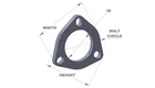 Vibrant Performance 1482S Exhaust Flange New. Price: $38.99.