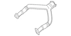 Genuine Nissan Exhaust Crossover Pipe B00BM-AM660 New. Price: $707.03.