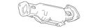 Genuine Mazda Catalytic Converter L533-20-50XE New. Price: $1134.56.