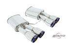 Megan 4" Quad Burnt Roll Tip Supremo Axle Back Exhaust For Bmw F10 M5 11-16 New. Price: $606.25.