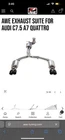 Awe Exhaust With Downpipe Used. Price: $1499.00.