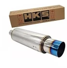 Hks Hi-power Titanium Face Blue Exhaust Muffler Inlet 3" Outlet 3.5" Free Ship New. Price: $199.79.