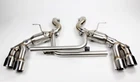 Mishimoto Quad-tip Pro Axle-back Exhaust W/ Polished Tips Fits 16+ Camaro Ss New. Price: $1259.95.