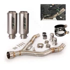 For Kawasaki Z1000 2010-2023 Sx Exhaust Tips Mid Tail Muffler Link Pipe System Used. Price: $226.16.
