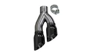 Corsa 14031BLK Pro-series 4.0" Twin Side Swept Black Pvd Tip Kit With Clamp New. Price: $381.99.