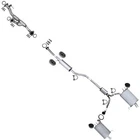 Stainless Steel Pair Of Exhaust Muffler & Resonator Pipe Kit 2008-12 Accord 3.5L New. Price: $517.81.